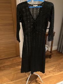 Black lace dress