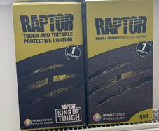 U-POL Raptor Colourable / Colourless Vehicle Pick Up Transport Surface Coating Including Hardener (948 ml | Colourable)