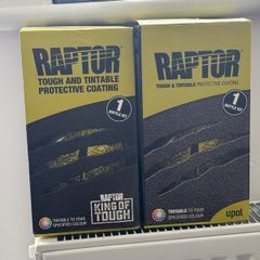 U-POL Raptor Colourable / Colourless Vehicle Pick Up Transport Surface Coating Including Hardener (948 ml | Colourable)