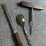Vintage Teak-Handled Bar Tool Set (3 Pieces) Image 3