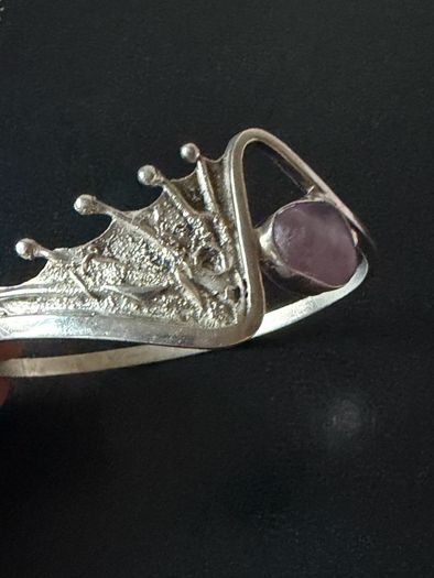 Sterling earrings and bangle set