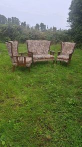 Three piece suite 2 seater and 2 chairs