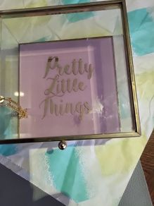 Trinket box glass