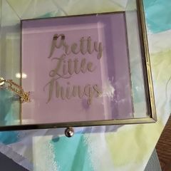 Trinket box glass