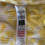 Brand-new Yellow and White Ladies Summer Top from Dunnes Stores Image 3
