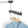 Telescopic Clothes Rail  Coat Rack Set Storage clothes bedroom  Shelving System wardrobe Image 5