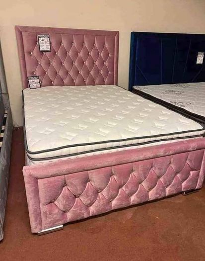 Plush Pink Luxury beds and Mattress