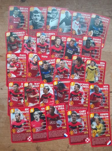 3 Manchester United Top Trumps