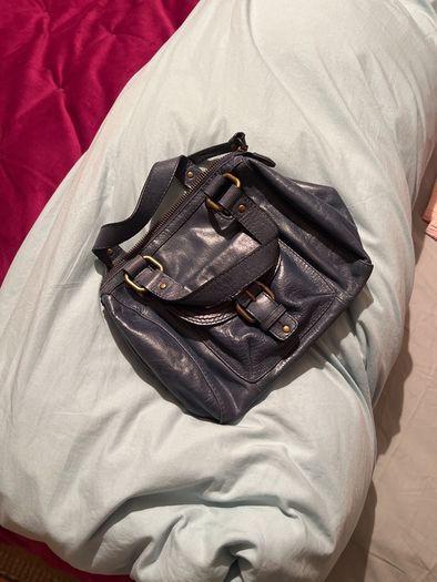 handbag small blue