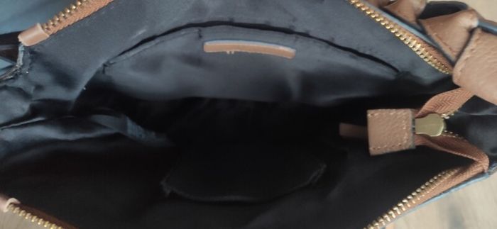 Next Tan Brown Genuine Leather Crossbody Bag