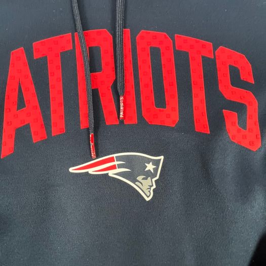 Nike New England Patriots NFL Authentic Therma-FIT Hoodie Mens M Navy