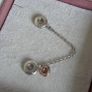 Pandora Family Heart safety chain charm very good condition hallmarked Image 3
