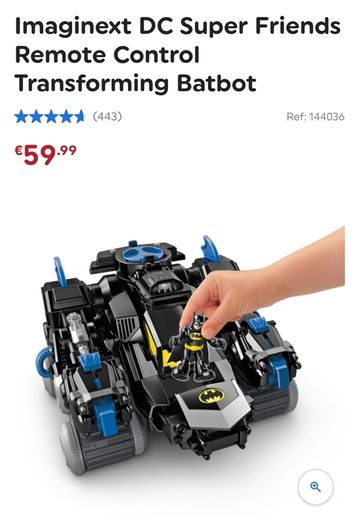 IMAGINEXT Batman  RC Transforming BatBot Robot PlaySet