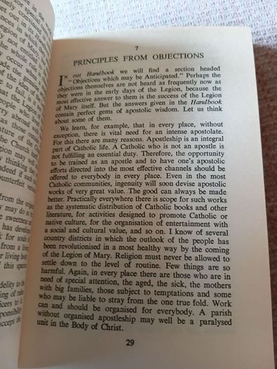 1963 1st Ed Talks to Legionaries. The Allocutio for a Year. Francis Ripley. Religious. Vintage.