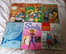 Mixed Vintage Annuals For Girls 5 Euro EACH