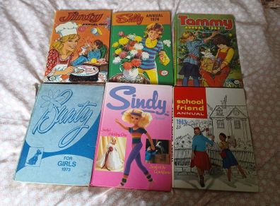 Mixed Vintage Annuals For Girls 5 Euro EACH