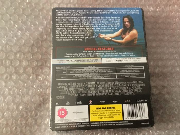 Anaconda 4K Steelbook Dolby Atmos