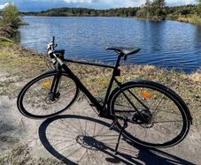 City Bike Elops Speed 920 + Helmet, U-lock, Vest