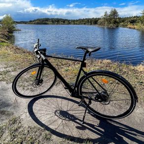 City Bike Elops Speed 920 + Helmet, U-lock, Vest