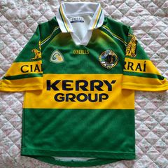 Vintage Kerry GAA O'Neills Gaelic Football Jersey (Youths 7-8 Years) FREE POST