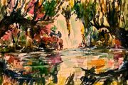 waterfall moments watercolour