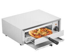 Countertop Electric Pizza oven 12inch 1500W 0-300C Temp Range