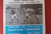 1995 Hurling Programme,signed by S.O Riain