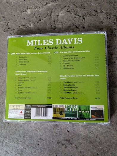 Miles Davis - Four Classic Albums (Avid Jazz) 2CD Set - As New