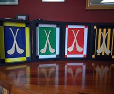 Handmade framed hurls