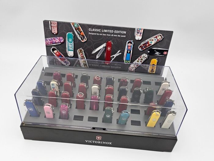 Victorinox Collectors Display Cabinet Box for Victorinox Classic 58mm Swiss Army Knife