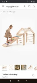 XL Happy moon pikler Climber and slides