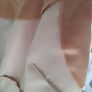 Vintage full length Gold  satin Dress Image 4