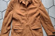 Steilmann Germany Jacket Blazer Cashmere Wool brown Size 10