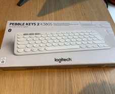 Logitech Pebble Keys 2 K380s, White, New Sealed