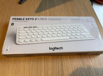 Logitech Pebble Keys 2 K380s, White, New Sealed