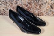 Womens Footglove wider fit shoes slip on mid heel Size UK 4.5 EU 37
