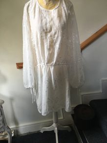 H&M embroidered dress, new, size M