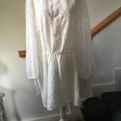 H&M embroidered dress, new, size M