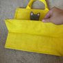 Eco Friendly Jute Bag with Cat Design Image 5