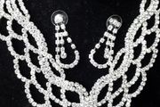 Bridal Neck piece and matching Earrings ( DEBS )