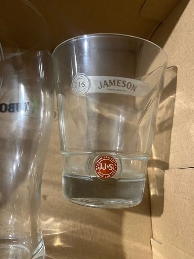 Jameson whiskey glasses brand new