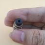 Antique Himalayan Tibetan Treasure Vase Pattern & Diamond Eyes Agate Bead Amulet Image 2