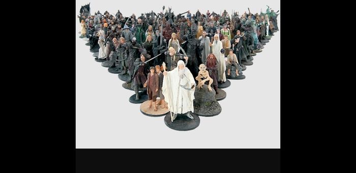 Lord of the Rings (lead) 86 models total.