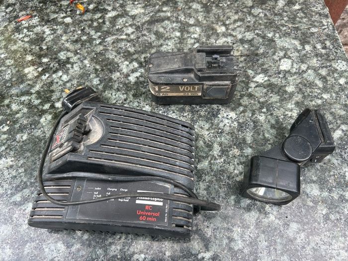 Atlas Copco charger and battery