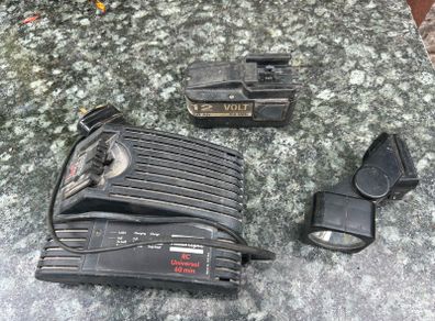 Atlas Copco charger and battery