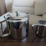 Steel Teapot and Milk Jug Set Image 7
