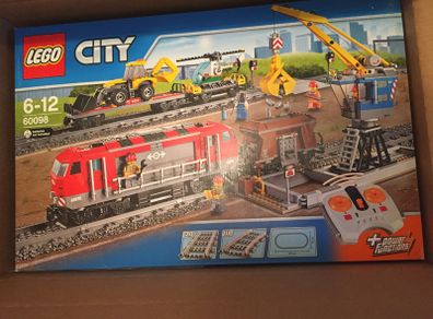lego city heavy-haul red train 60098