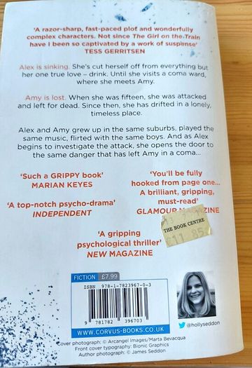 Try Not to breathe.  Holly Seddon. Four books 10 euro