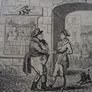 2 x Mid 19th Century Engraved Caricatures by George Cruikshank Image 4