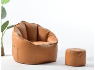 main image for ad BRAND NEW Single Bean Bag Sofas Orange